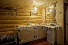 Баня на дровах "Жара" - гостиная, мини-кухня