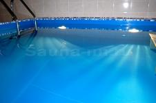 Сауна "Приокский Парк" - бассейн с подсветкой и фильтрацией