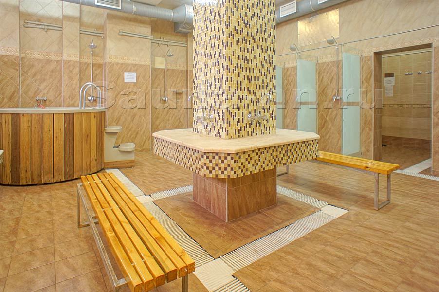 "Саврасовские бани" - общая баня с парной и хамамом и 5 саун с бассейнами в Советском районе