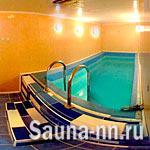 Сауна, бассейн и дом на Горьковском море