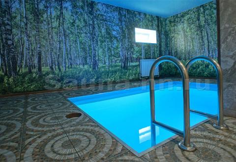 «Любаня» - баня в Дзержинске - номер 1 - бассейн с подогревом, подсветкой и фильтрацией