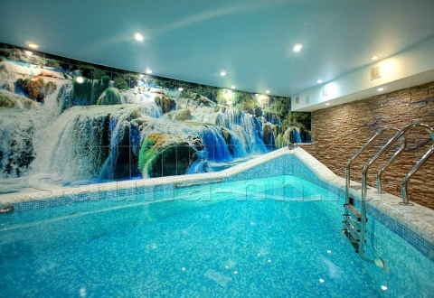 Сауна "Каравелла" - номер на 10 гостей - современный бассейн с подогревом, подсветкой, фильтрацией
