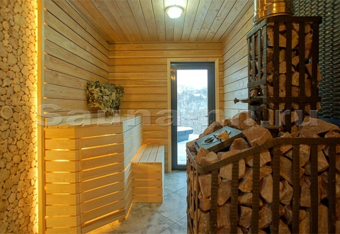 Горьковские бани - русская парная баня на дровах с веником