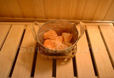 Баня на дровах "С легким паром" - парная, соляные камни